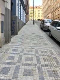Přibyslavská po rekonstrukci Praha 3
